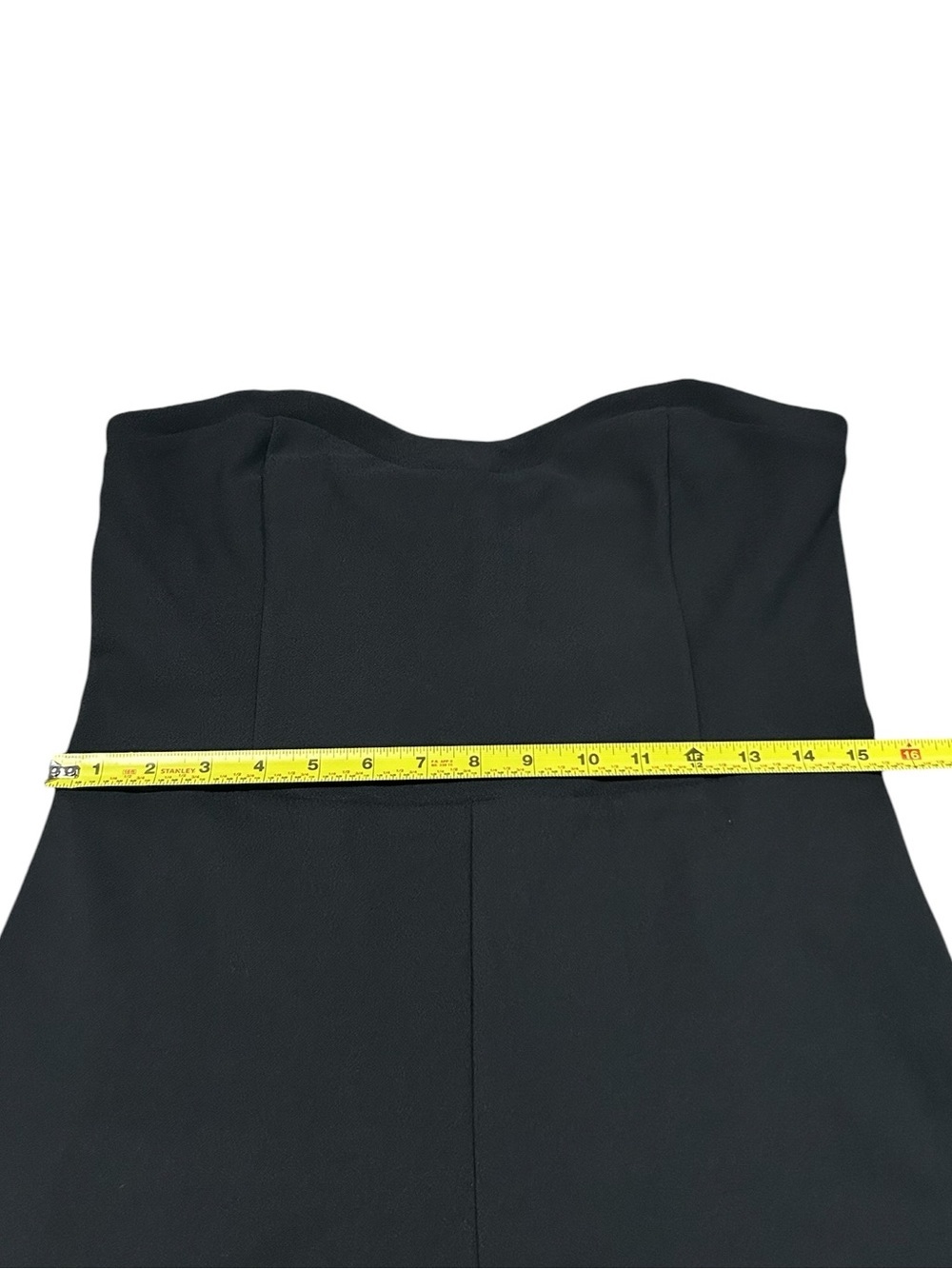 Abercrombie & Fitch Split Hem Wide-Leg Jumpsuit Pants Sz Large NWT Black - Picture 12 of 16